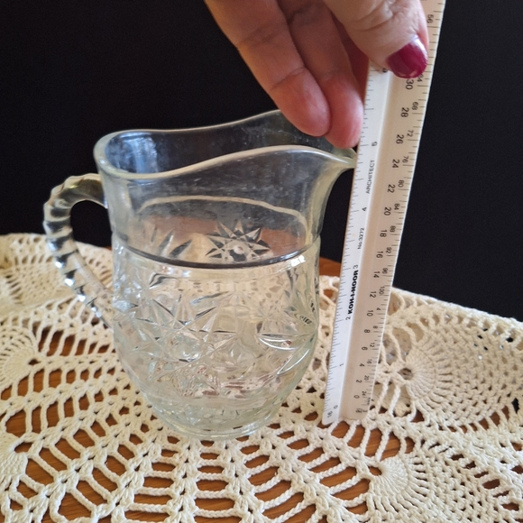 Anchor hocking Star of David pitcher - Picture 8 of 12